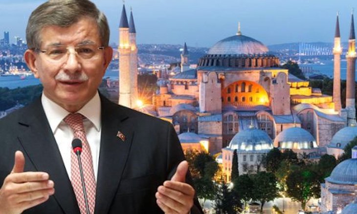 Gov’t shouldn’t use Hagia Sophia as political leverage: Former PM Davutoğlu