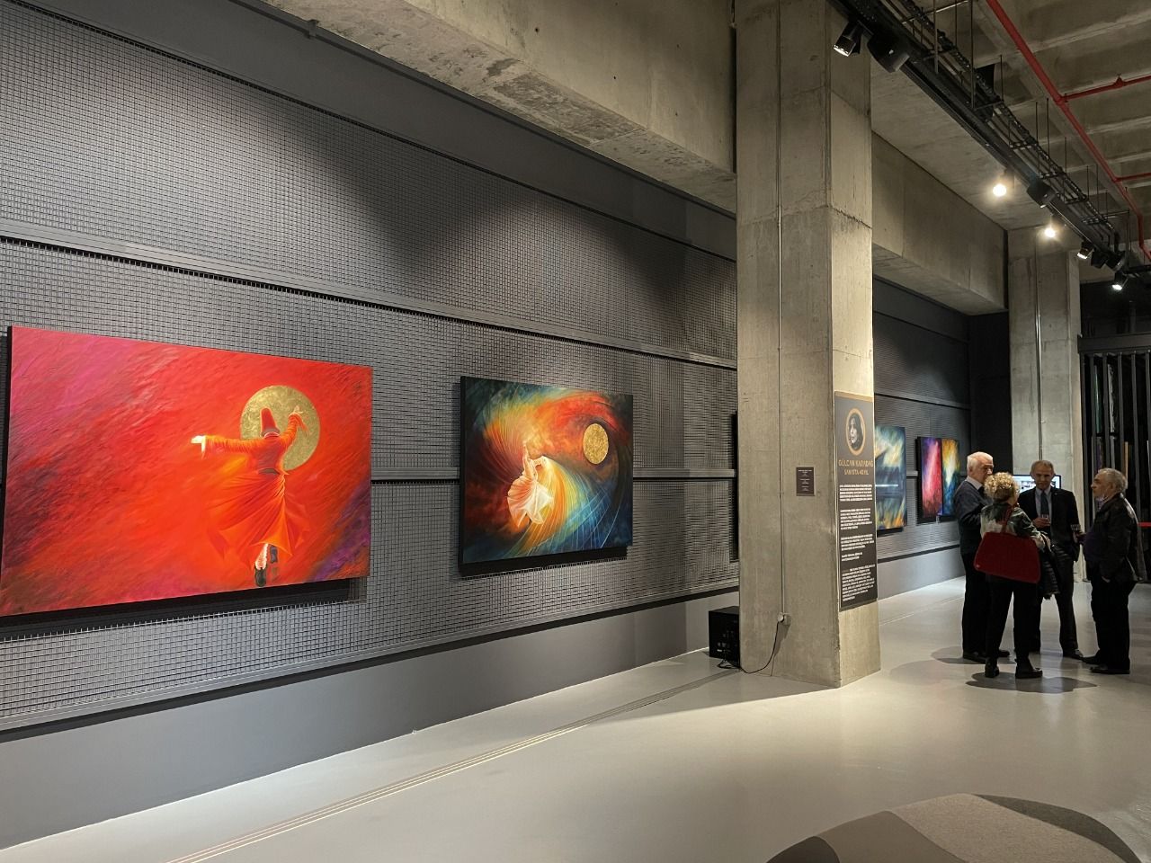 "Gülcan Karadağ: 40th year in art" exhibition met with art lovers