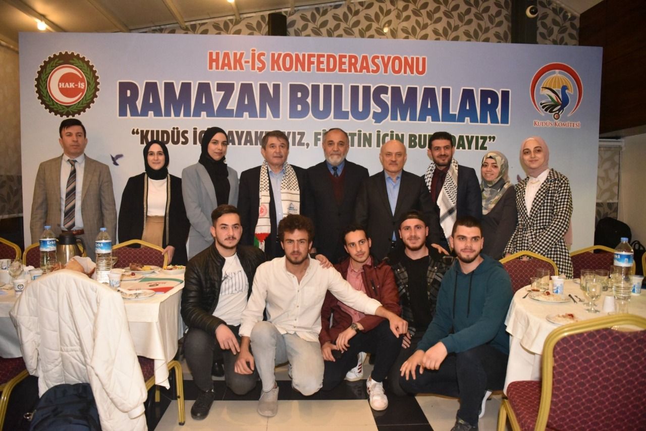 Hak-İş Confederation's doors open to Palestinians!