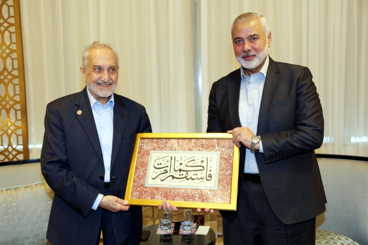 Hamas chief visits Saadet Party High Advisory Board head