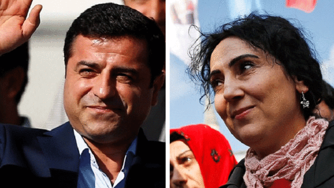HDP leaders Demirtaş, Yüksekdağ and nine MPs detained