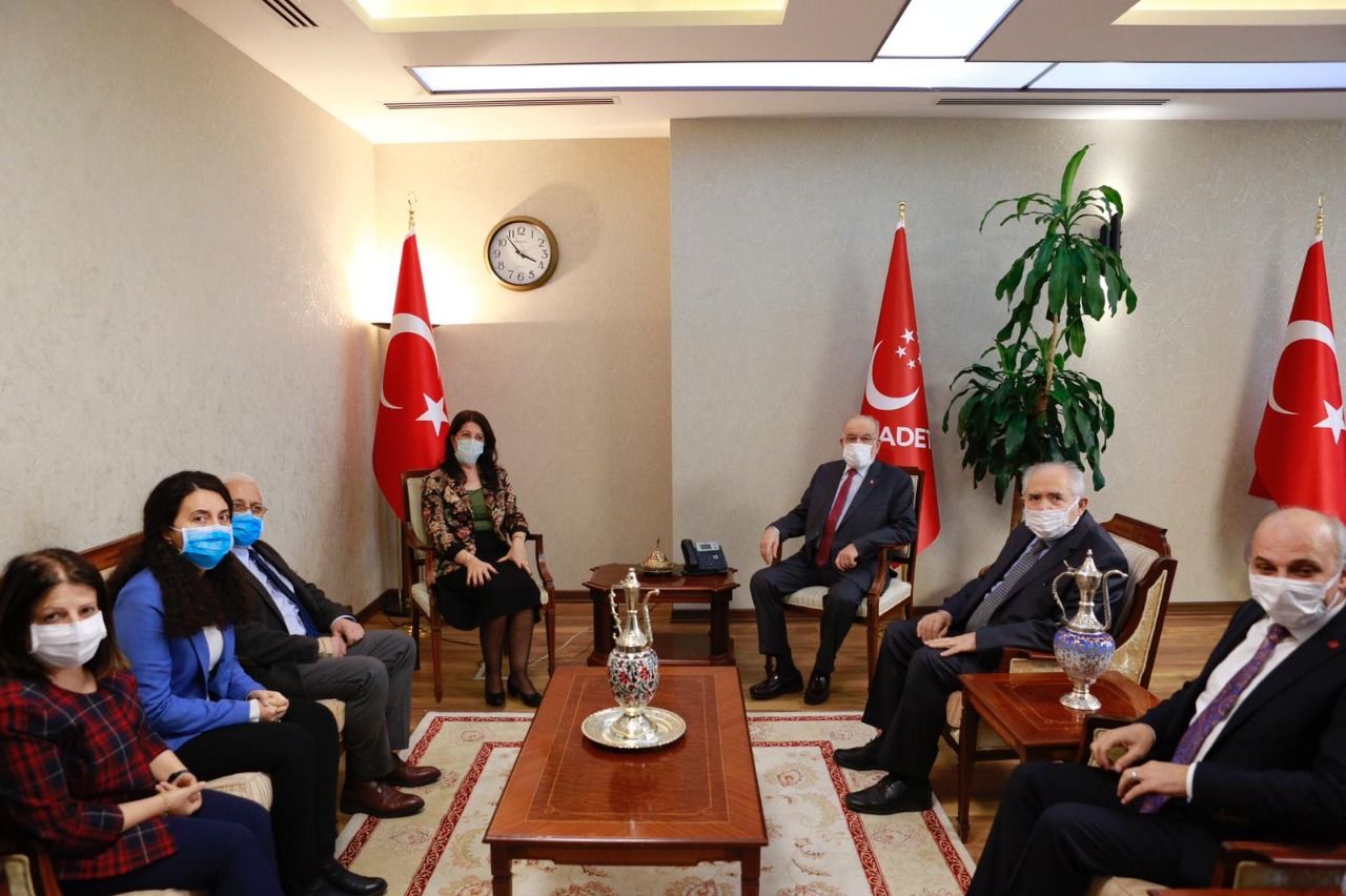 HDP visits Saadet Party! Suggestions regarding the problems presented