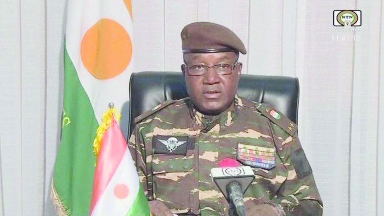 Head of presidential guard declares himself Niger's new leader after coup