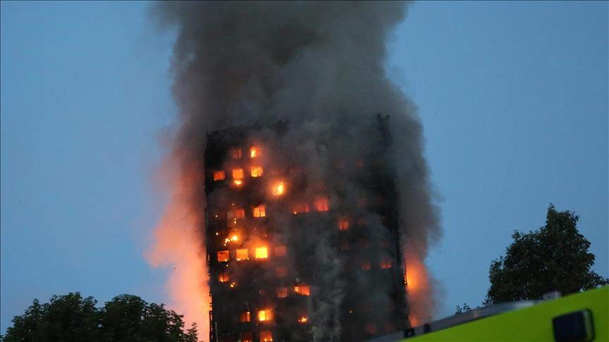 Huge blaze in London apartment block claims lives