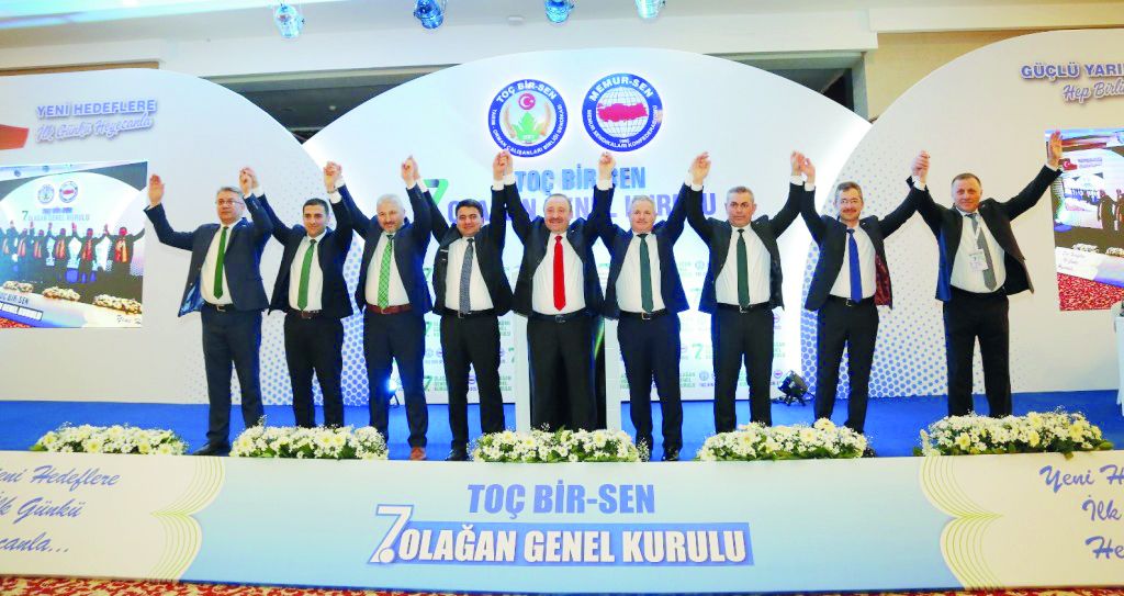 Hüseyin Öztürk restores trust in the 7th Ordinary General Assembly of TOÇ BIR-SEN Union 