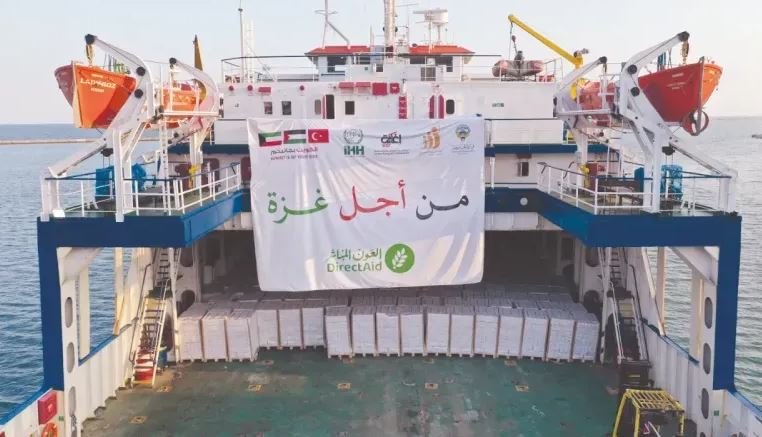 IHH, Kuwaiti organization send a humanitarian aid ship to Gaza