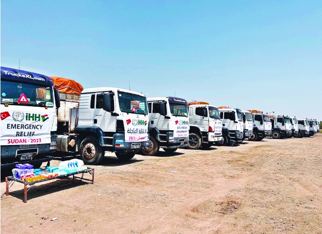 IHH's aid containers reach Sudan