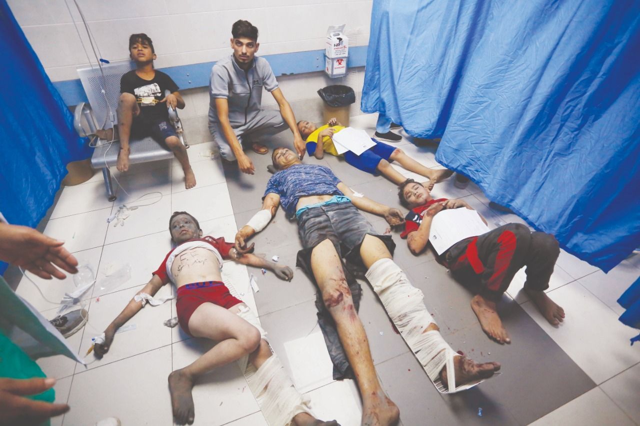 Israel bombs Gaza, spits venom against children!