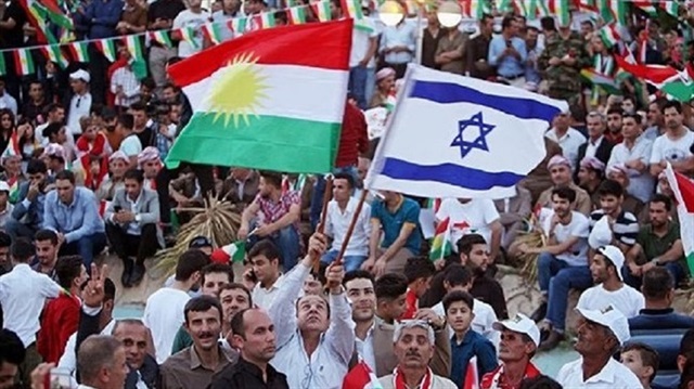 Israeli flags waved at referendum rally attended by Barzani