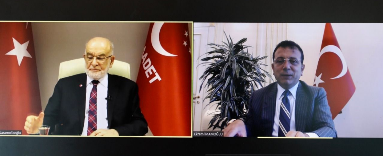 'Kanal İstanbul' presentation from Istanbul Mayor İmamoğlu to Karamollaoğlu