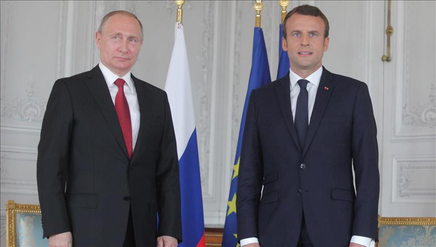 Macron wishes Russia success after Putins re-election
