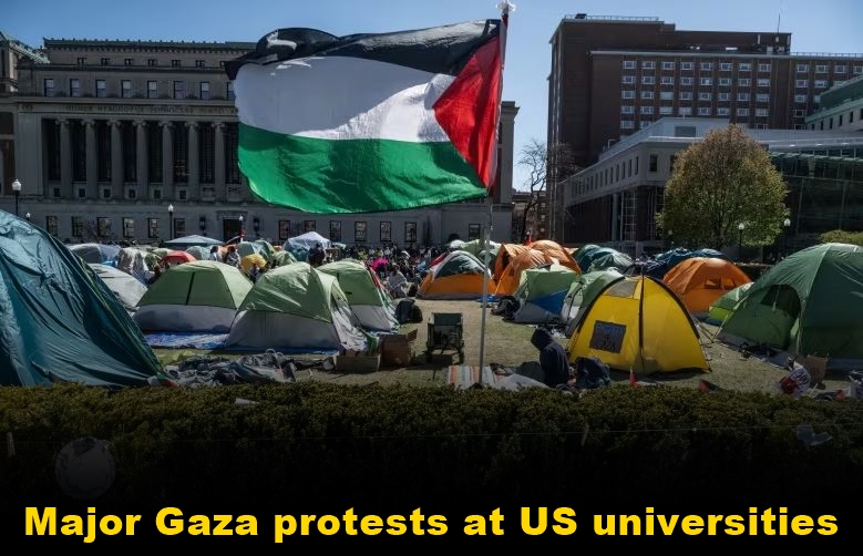Major Gaza protests at US universities