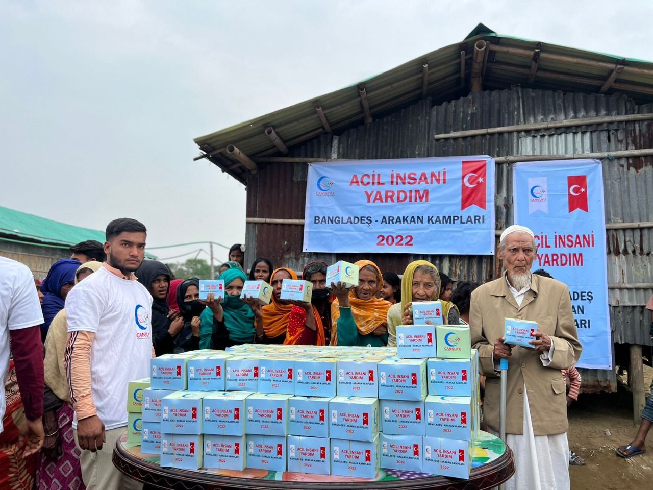 Medicine for thousands of fire victims