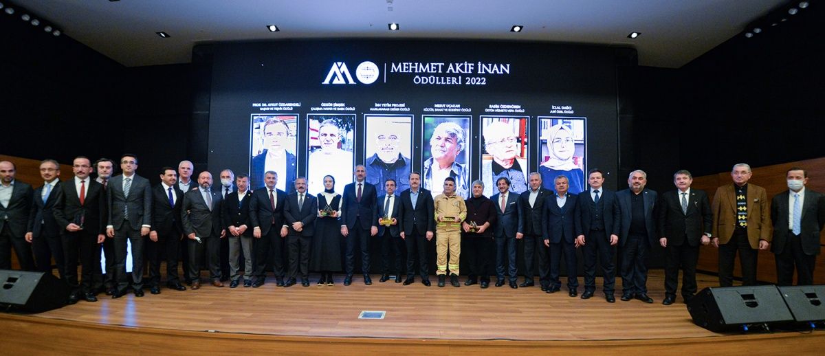 Mehmet Akif Inan awards given to winners