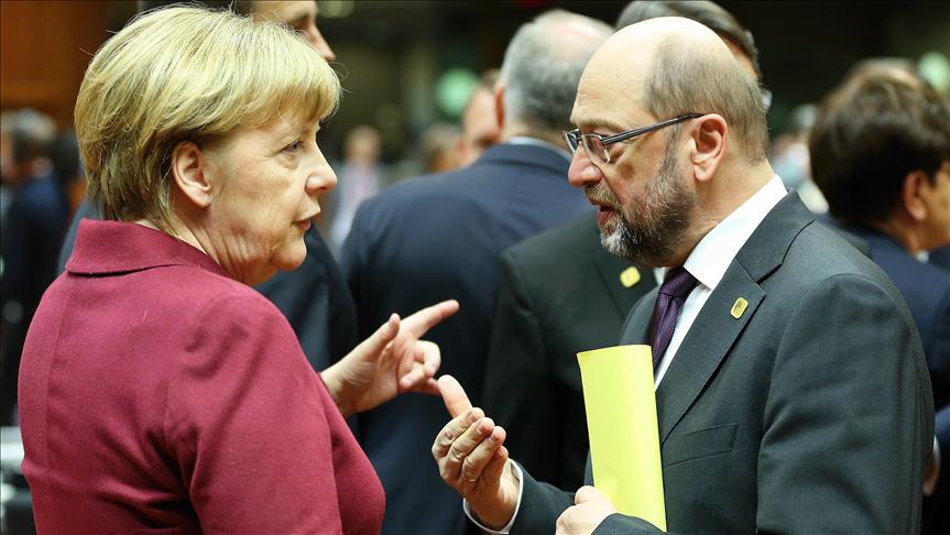 Merkel, Schulz clash on policy in pre-election TV duel