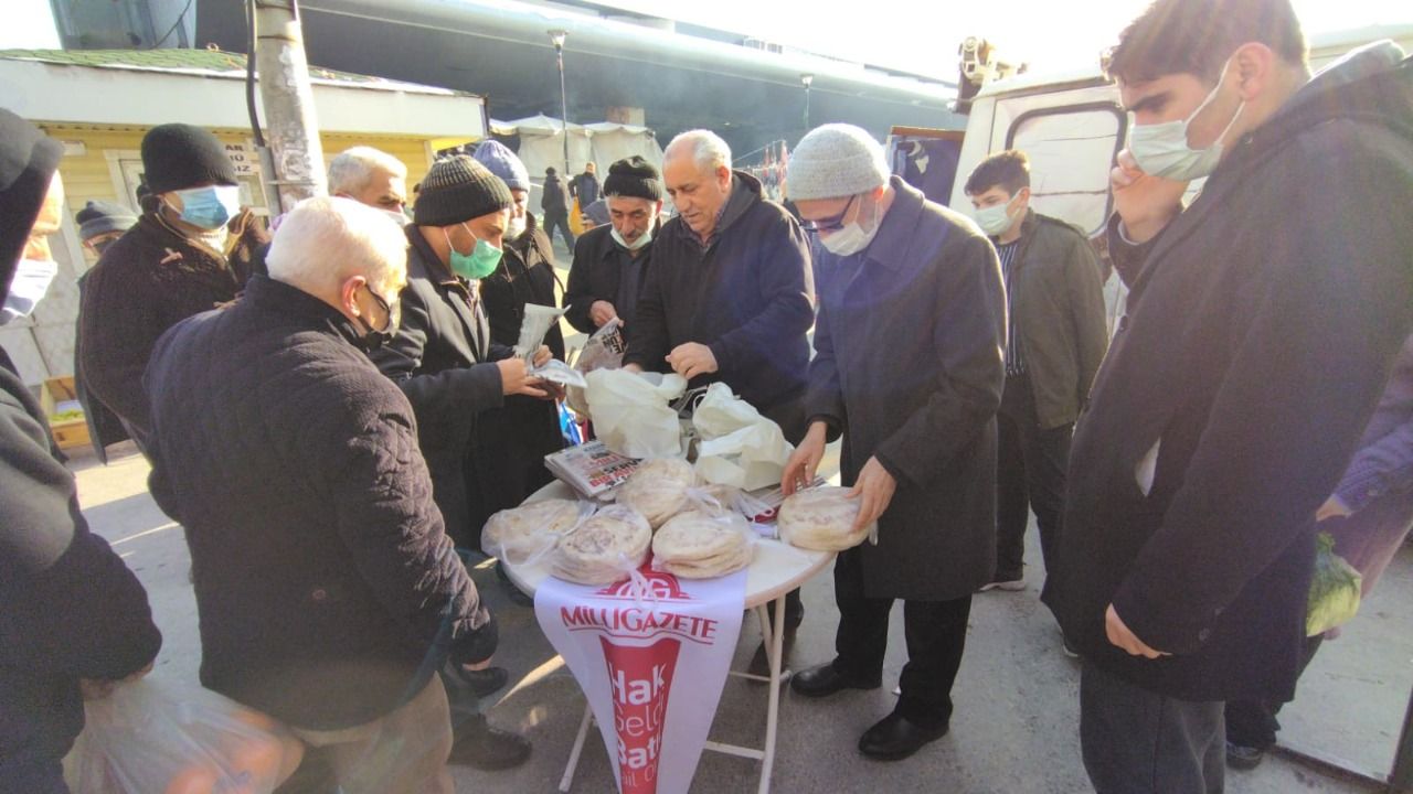 Milli Gazete mobilization in Pursaklar