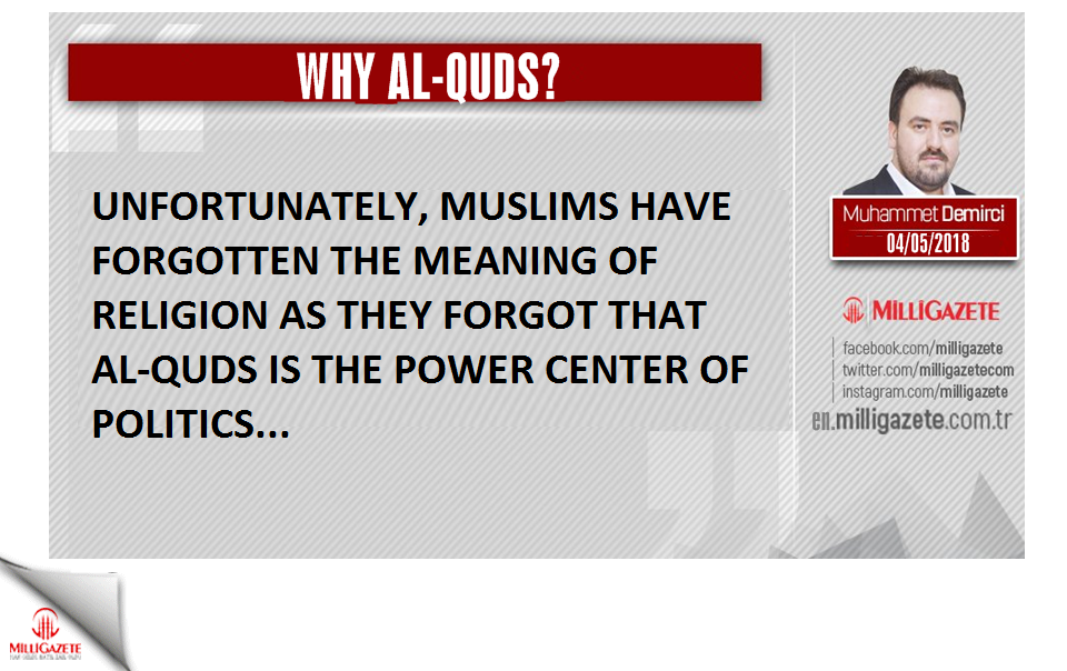 Muhammet Demirci writes; "Why Al-Quds?"