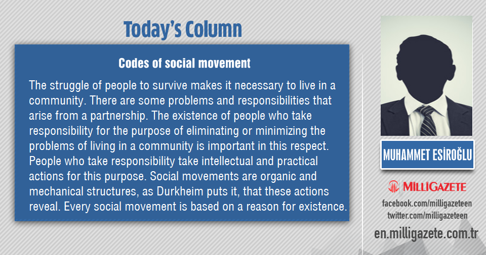 Muhammet Esiroğlu: "Codes of social movement"