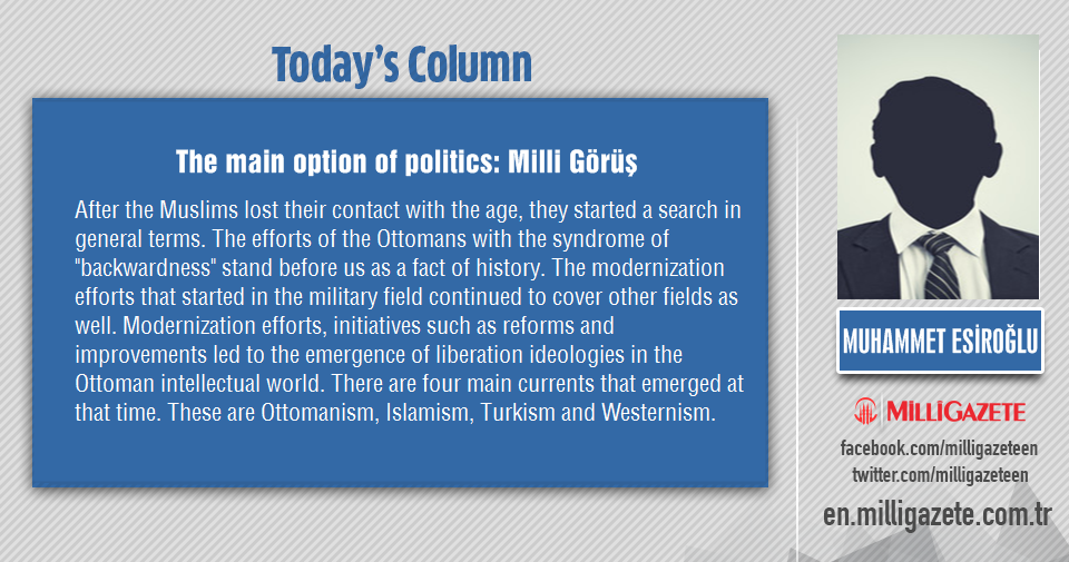 Muhammet Esiroğlu: "The main option of politics: Milli Görüş"
