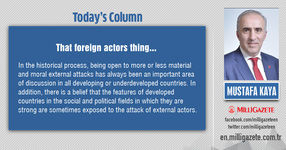 Mustafa Kaya: "That foreign actors thing..."