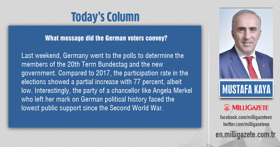 Mustafa Kaya: "What message did the German voters convey?"
