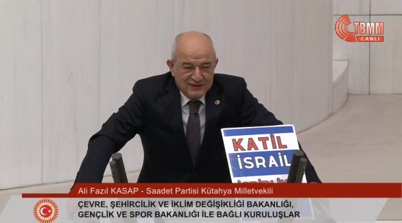 New MP joining Saadet Party read Bitmez's last speech in parliament