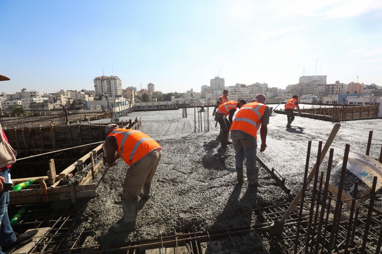 Oğuzhan Asiltürk Vocational Training Center in Gaza near to the completion!