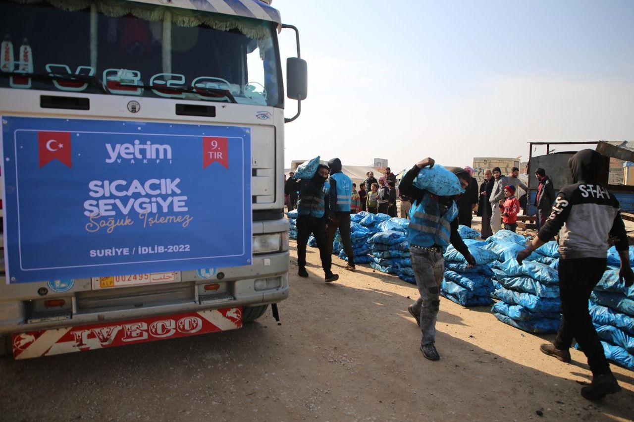 Orphan Foundation provides winter support to 1,200 families in Syria's Idlib