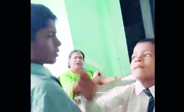 Outrage in India over video of teacher telling kids to slap Muslim student