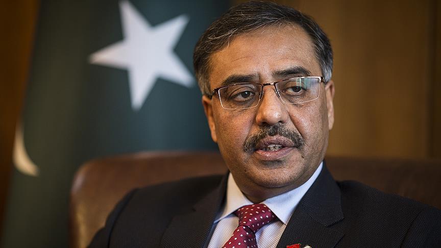 Pakistans ambassador thanks Turkey for backing over Kashmir