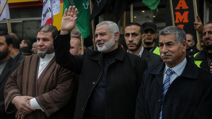 Palestinians slam, Israel lauds Haniyeh terror listing