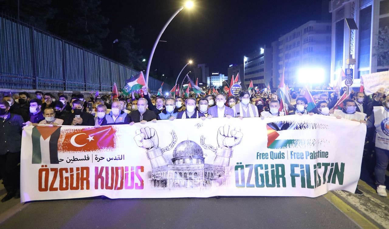 People in Turkey stood up against Israels terrorism