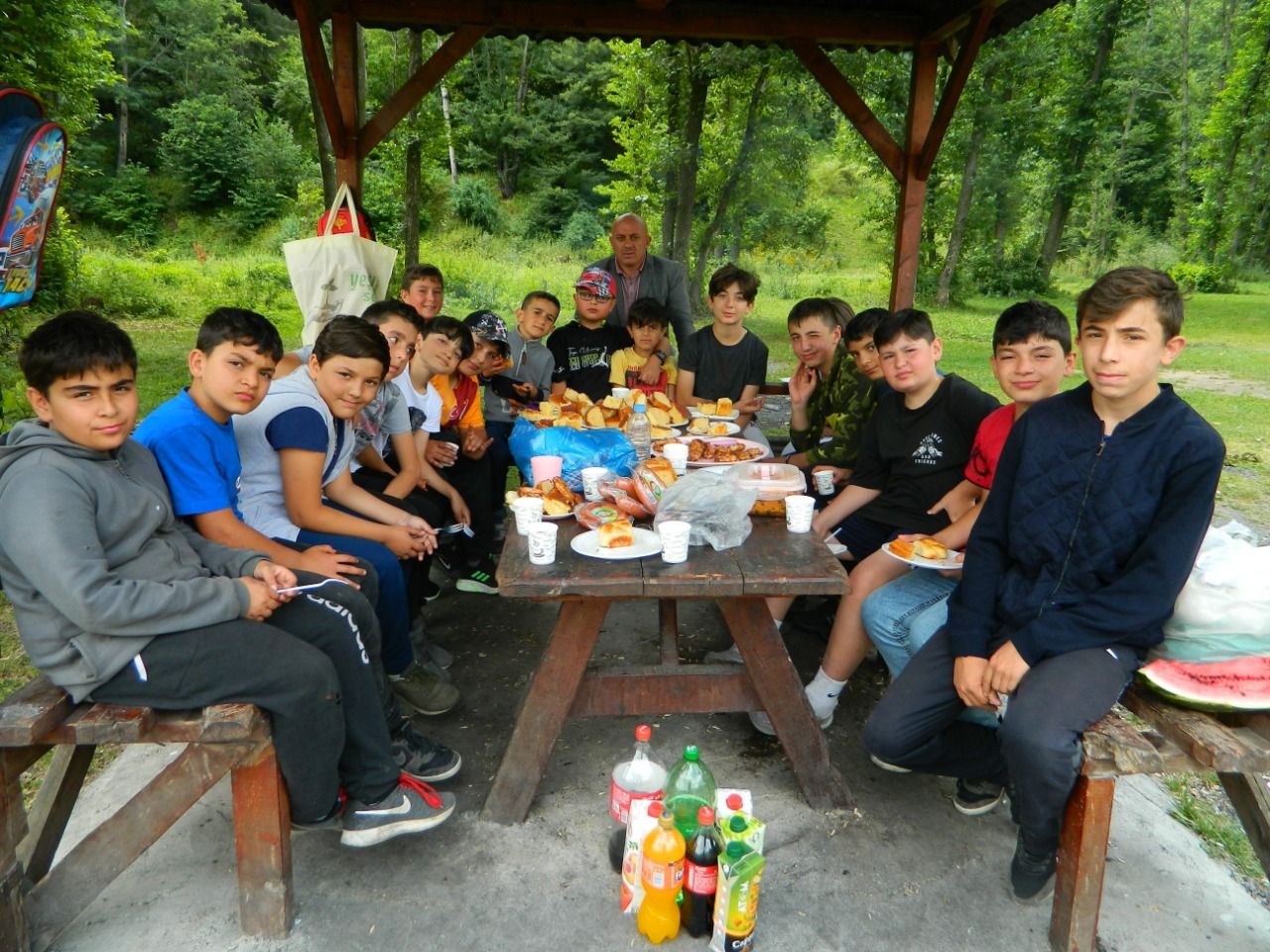 Picnic feast for Summer Qur’an course students