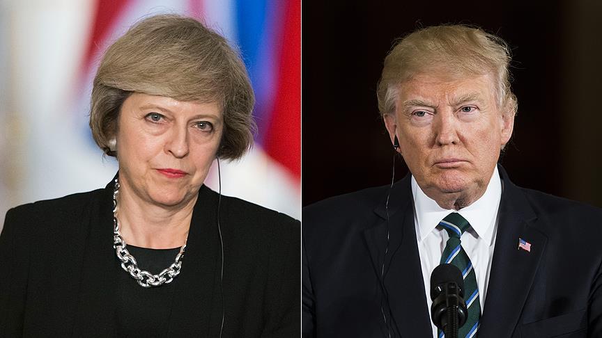 PM May in phone call with President Trump