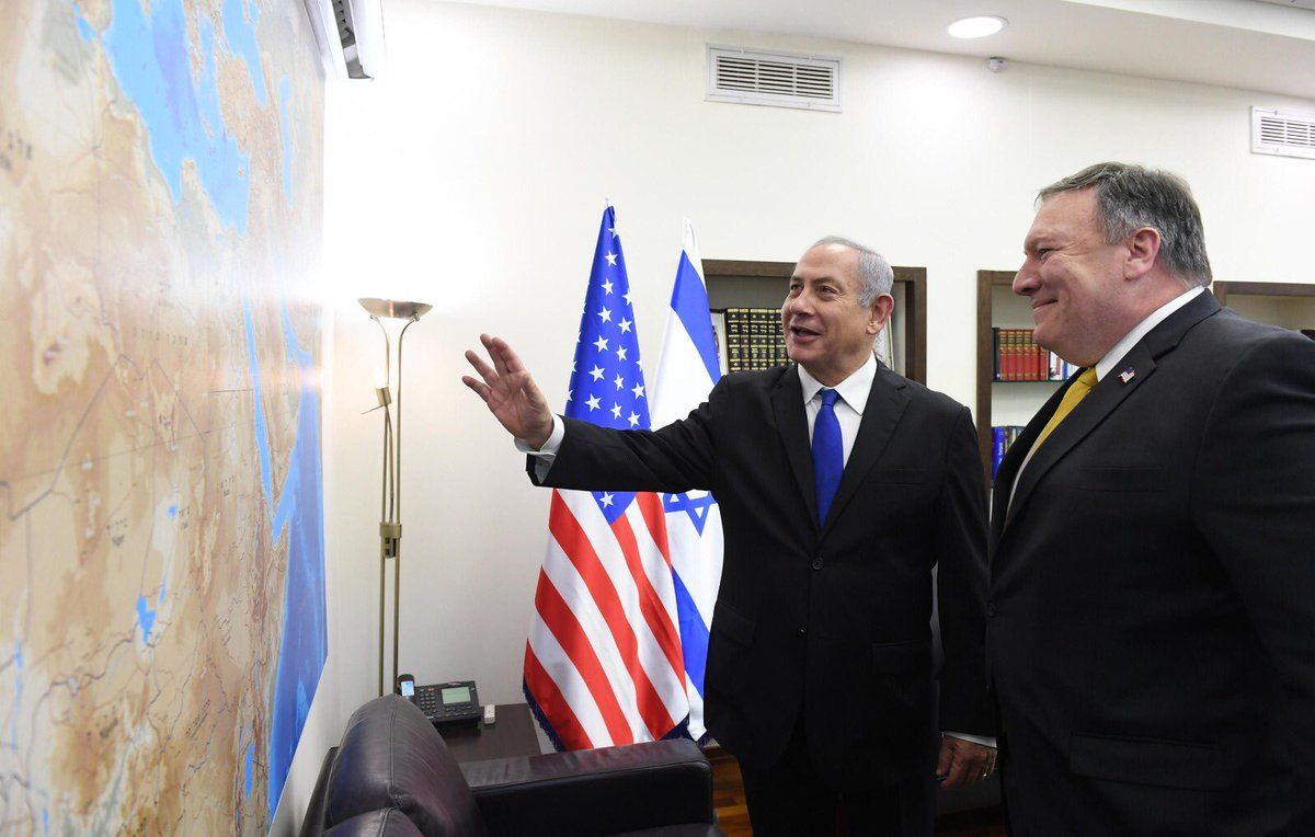Pompeo: "The US is with Israel in this fight"