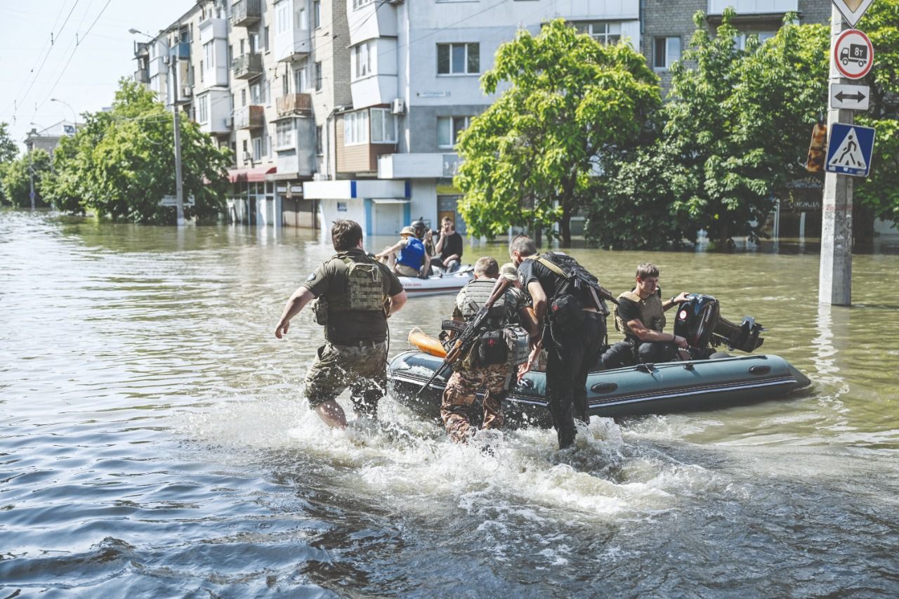 Problems in the region after the hit of the Kakhovka Dam