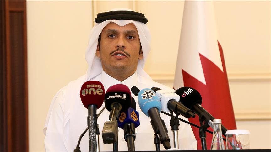 Qatari Foreign Minister talks to British counterpart