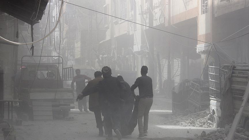 Regime airstrikes kill 59 more civilians in E.Ghouta