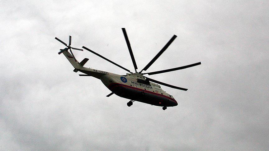 Russian helicopter crashes off Arctic island