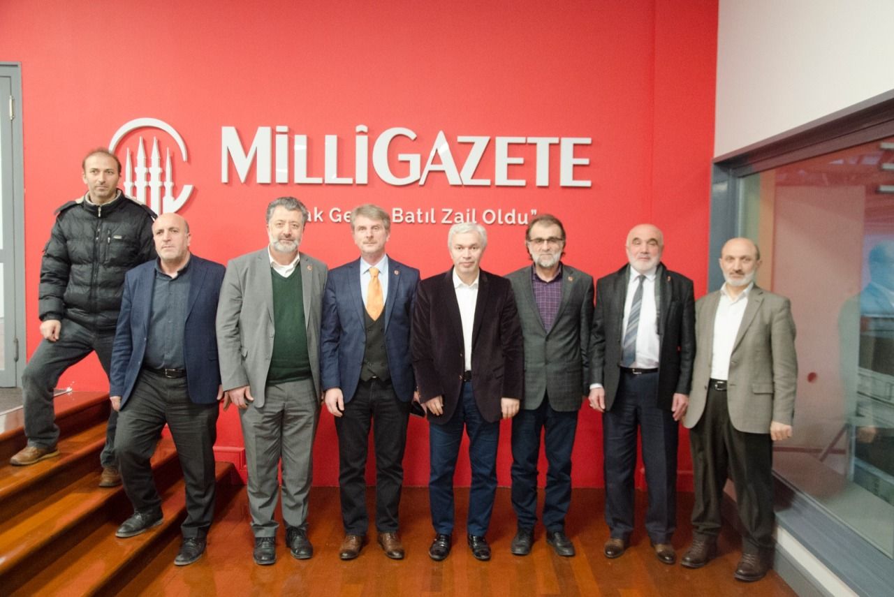 Saadet Party Başakşehir District Presidency pays a visit to Milli Gazete