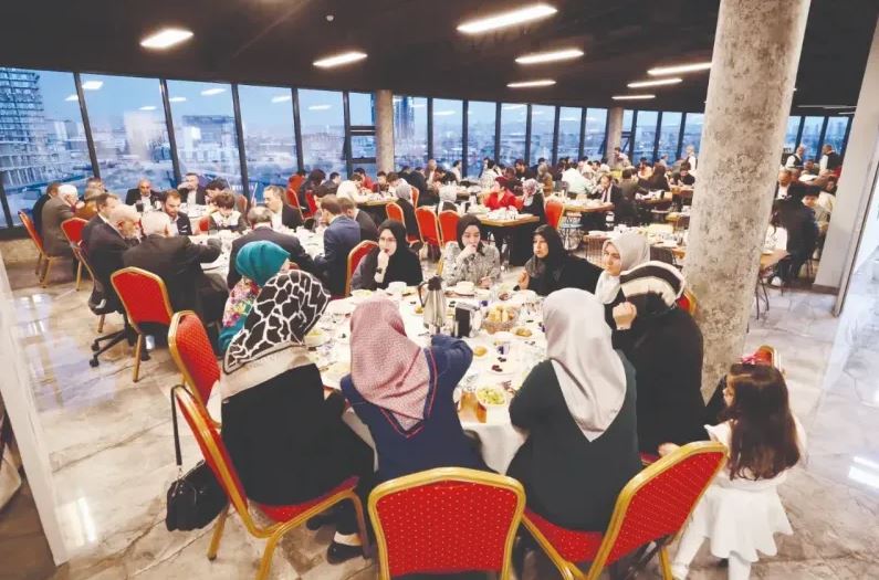 Saadet Party Chairman attends the staff iftar