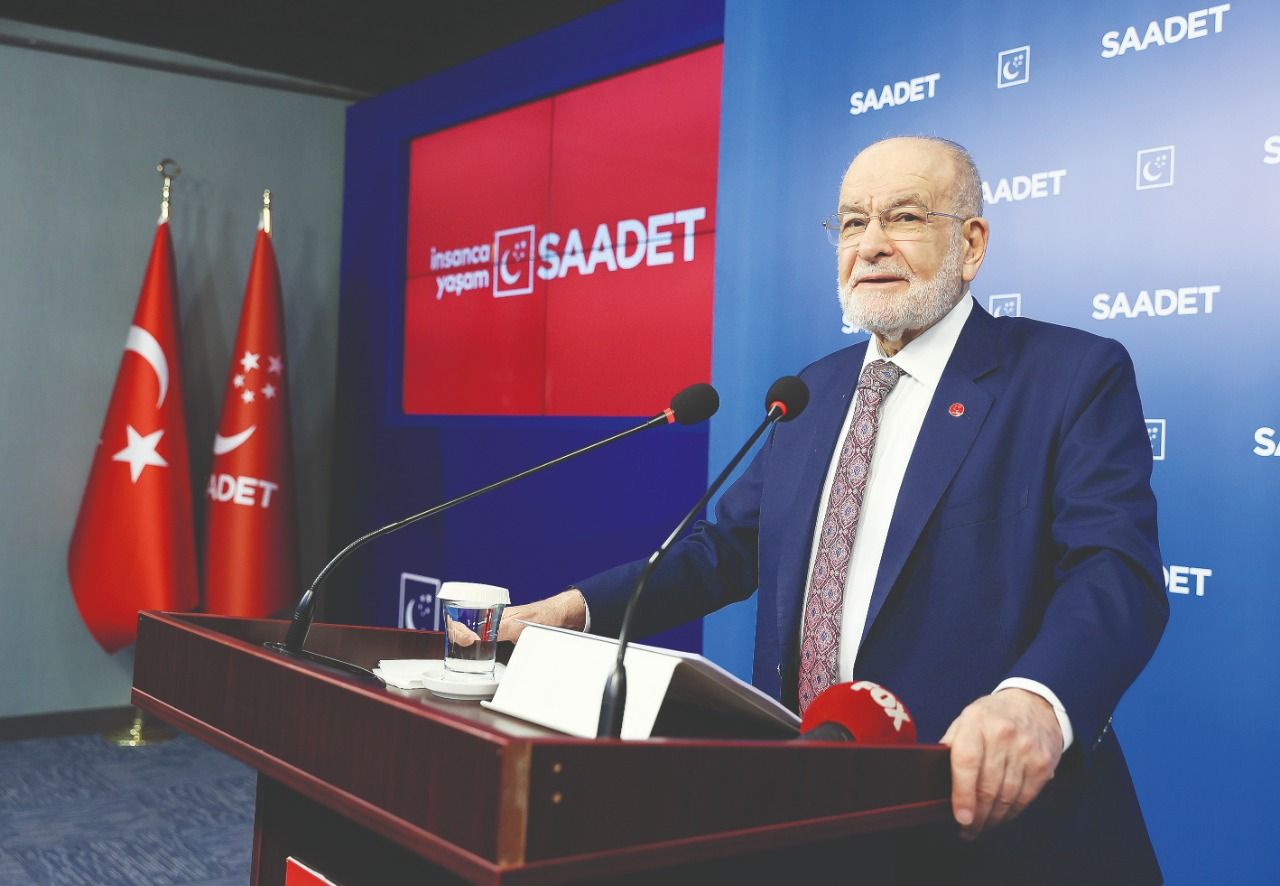 Saadet Party Chairman Temel Karamollaoğlu: 