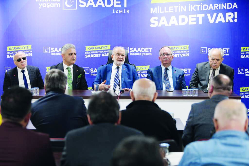 Saadet Party Chairman Temel Karamollaoğlu met with NGOs in İzmir