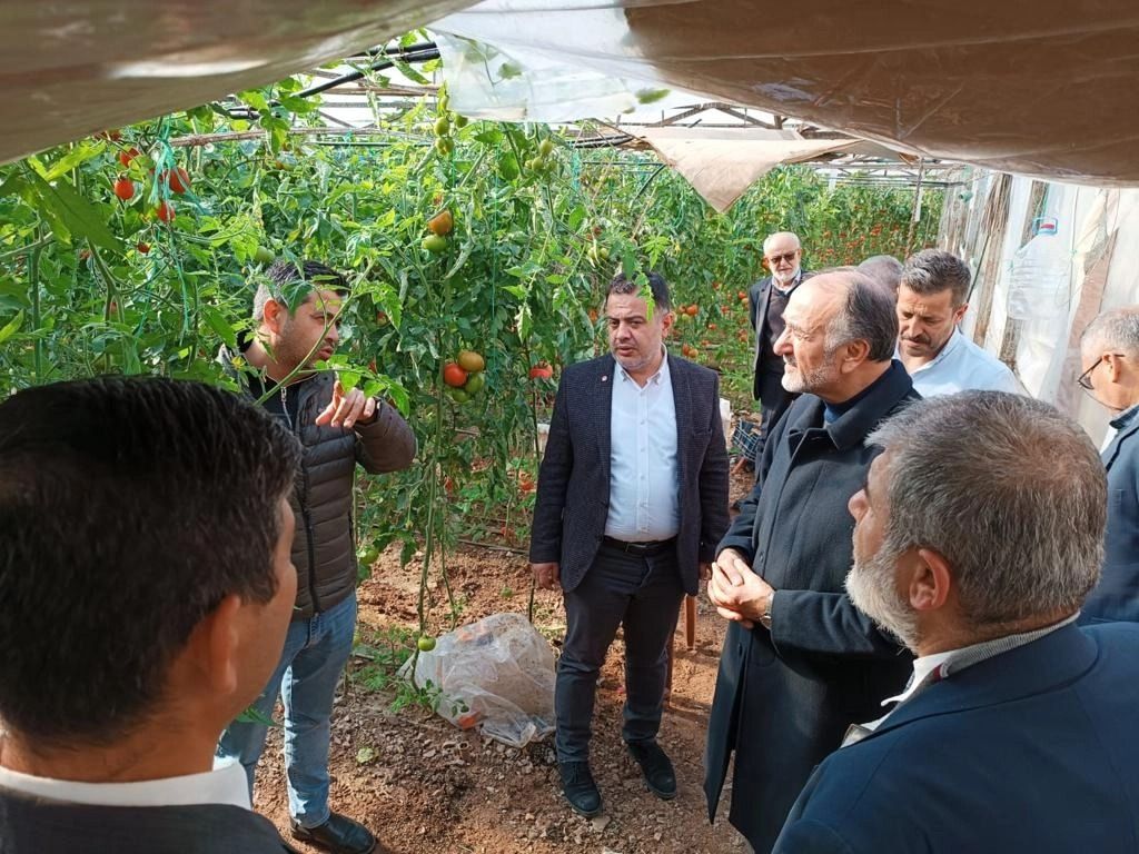 Saadet Party Delegation pays a visist to the flood zone of Antalya
