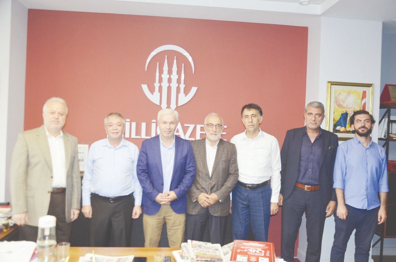 Saadet Party Esenler branch visits Milli Gazete