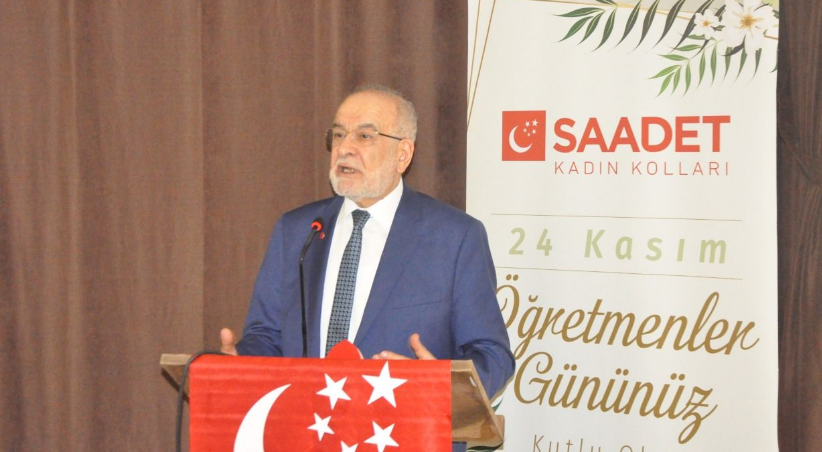 Saadet Party leader Karamollaoğlu meets educators
