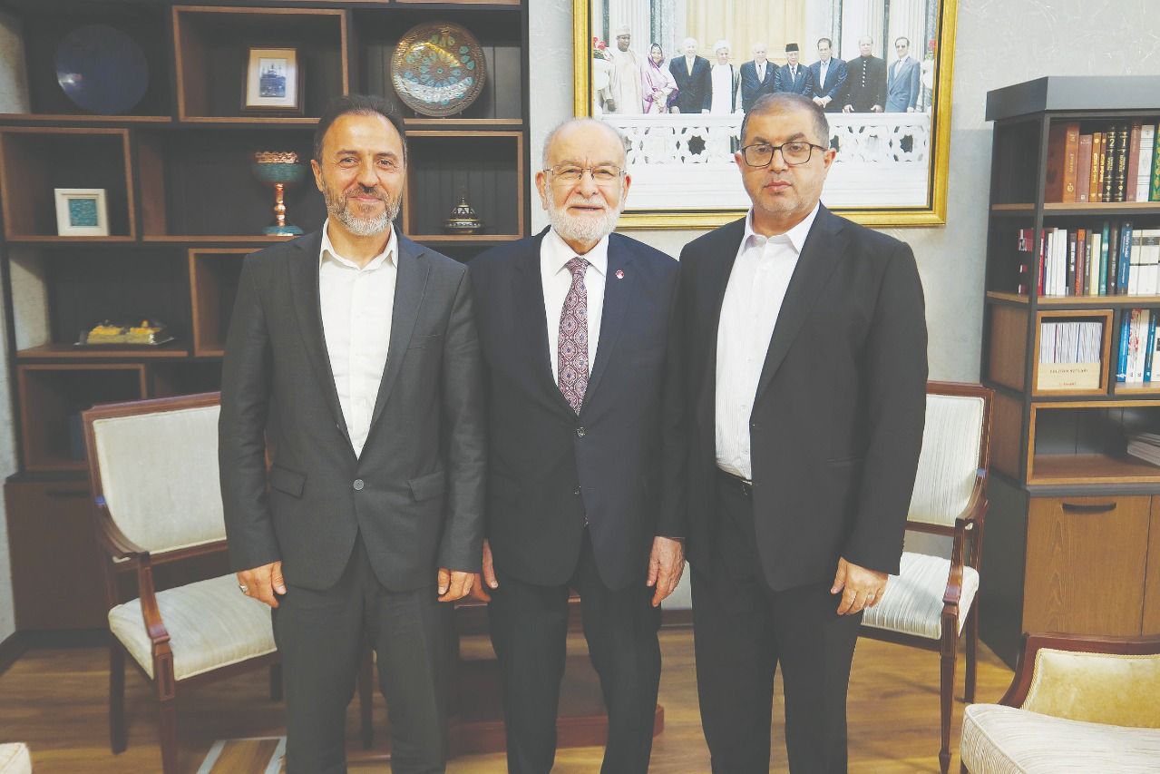 Saadet Party leader Karamollaoğlu meets HAMAS delegation