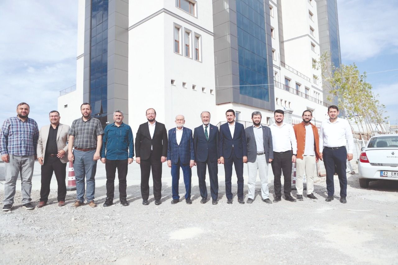 Saadet Party Leader Temel Karamollaoğlu visits AGD headquarters