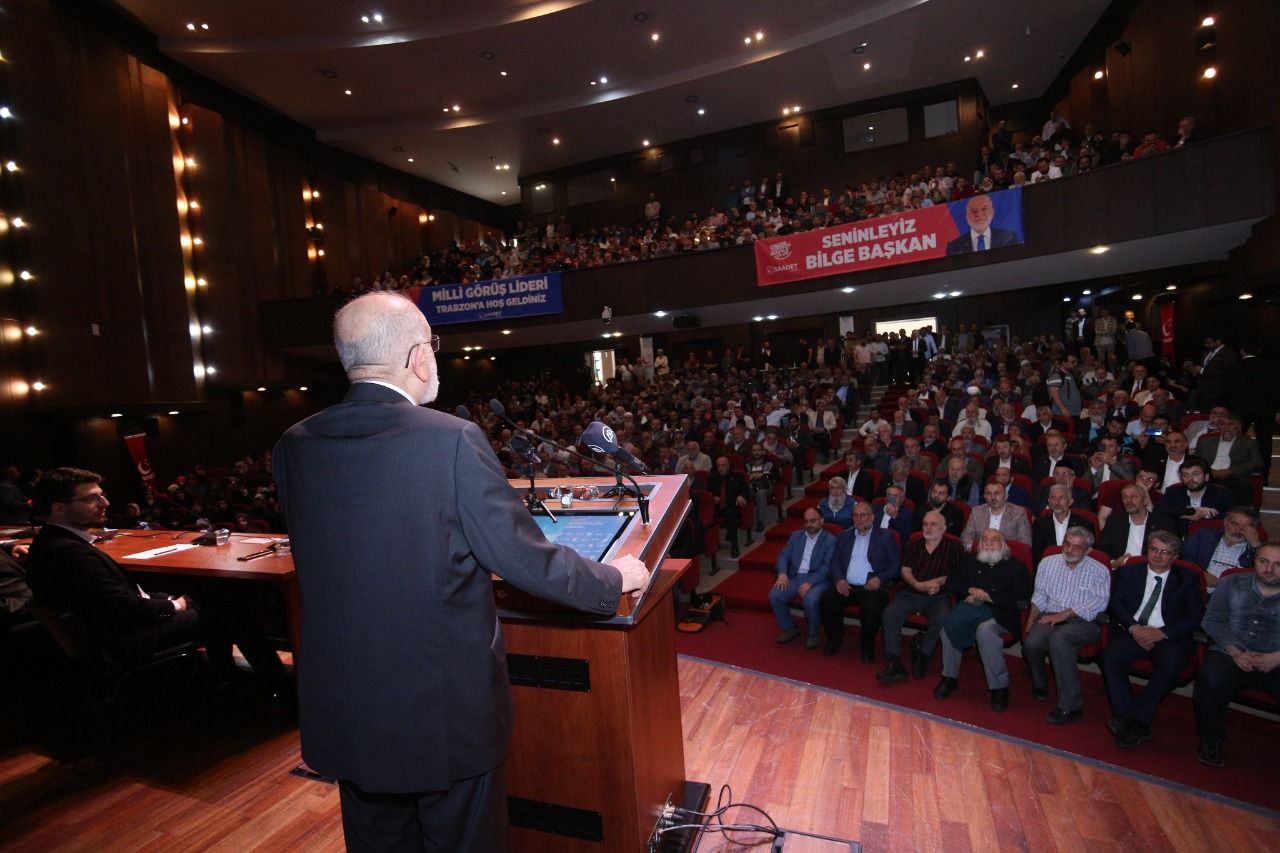 Saadet Party leader Temel Karamollaoğlu: 