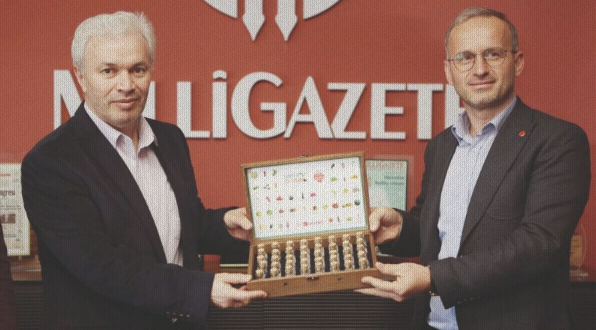 Saadet Party officials visit Milli Gazete